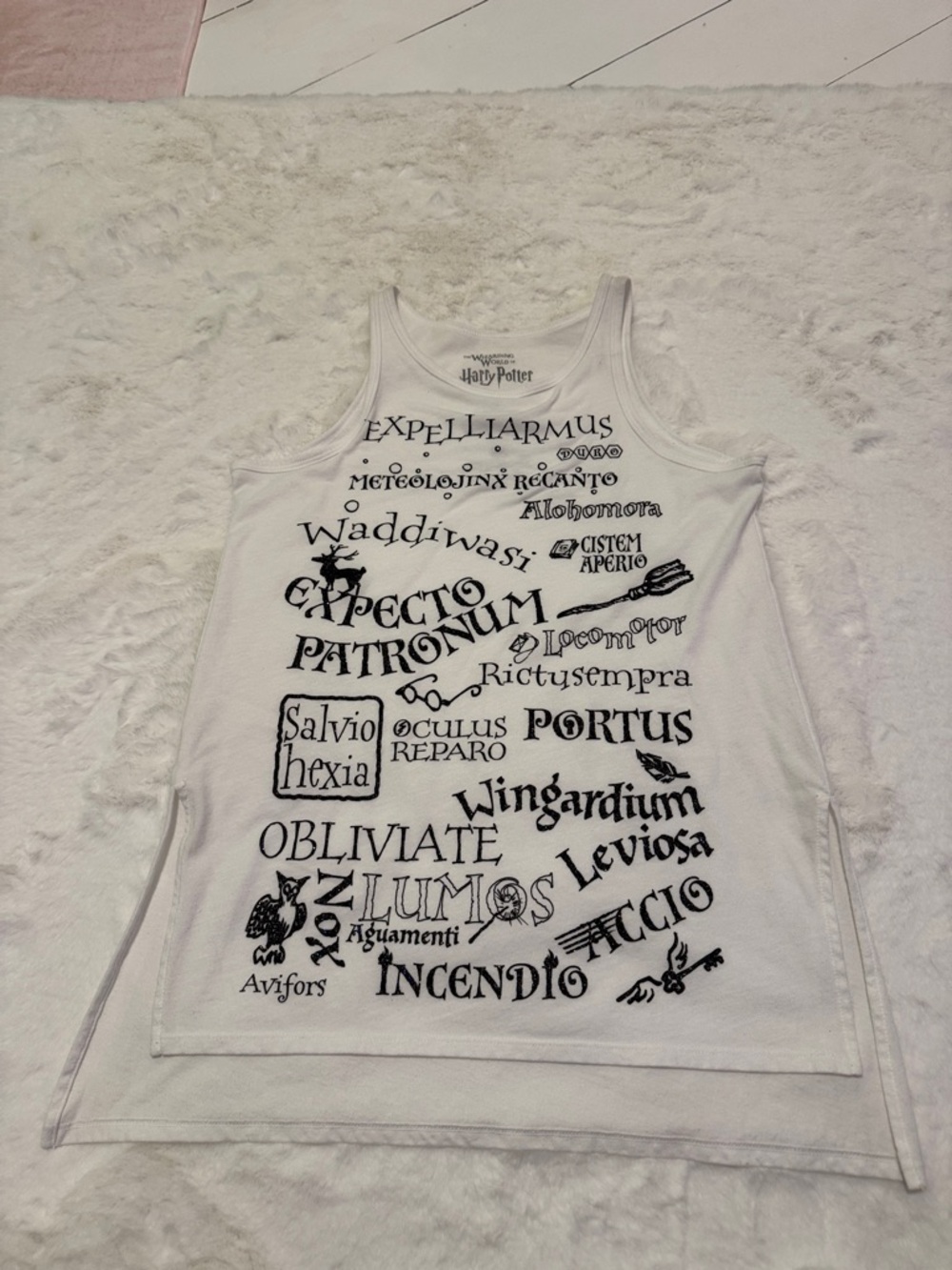 Harry Potter Tank with sparkle lettering.